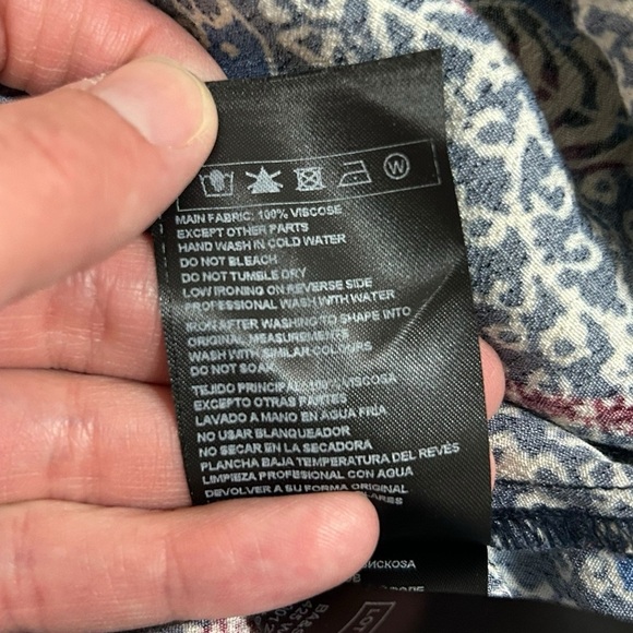 Ba&Sh Long Sleeve Multi Color Floral Mini Shirt Dress Size Medium - Picture 8 of 12